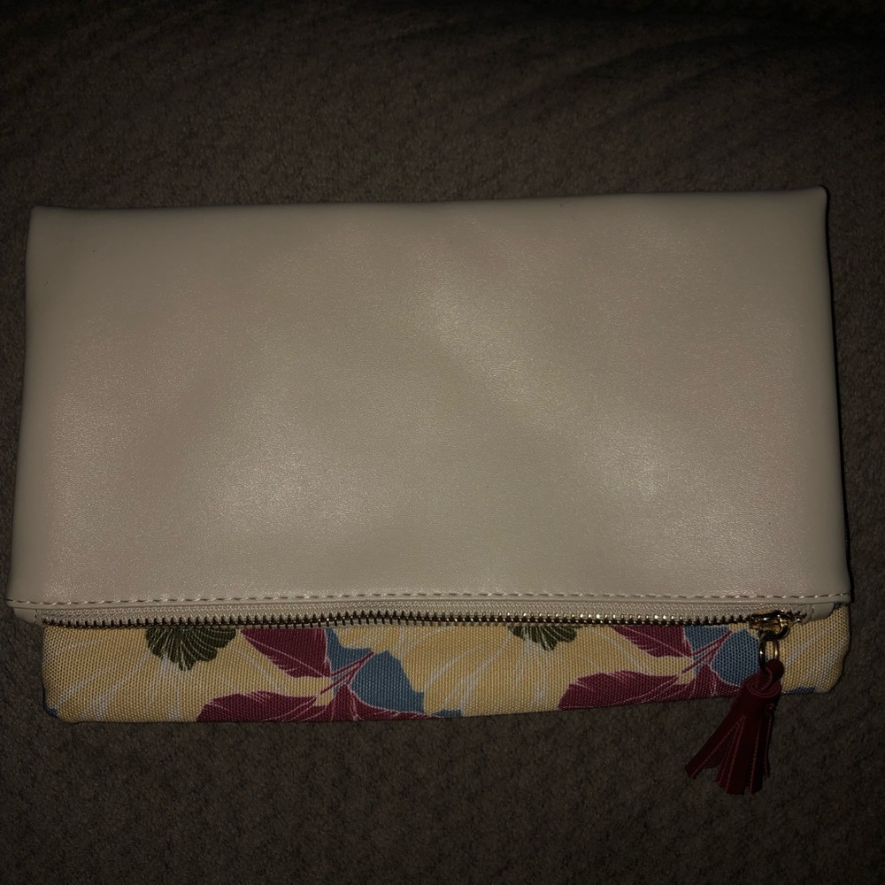 Rachel Pally Yellow Canvas Clutch
